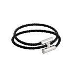 Hermes Tournis Tresse Punutud K&ouml;ie K&auml;ev&otilde;ru Meeste aksessuaarid Must H068406FP89 Box+Shopping Bag,T5