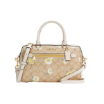 Coach Rowan 27 P&auml;evalilleprindiga Nahast Bostoni kott Naiste k&auml;ekotid Khaki C2849-IMOTV Basic Set (Bag+Dust Bag)