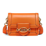 Coach Hero 19 Vankripandlaga Klapp Puuv&auml;rvi Makaron Nahast K&auml;eshoitav &Otilde;la Crossbody Kott V&auml;ike Naiste kotid Oranž C8441-B4A8 Basic Set (Bag+Dust Bag)