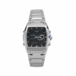 Casio Edifice Metall Must Moodne Mitmek&uuml;lgne Vabaaja Disain Maailma Aeg Kvartsmehhanism Roostevabast Terasest Rihm Meeste kellad EFA-120D-1AV Black Dial
