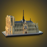 MINU ENESE LOOMING Kuulus Santa Maria del Fiore katedraal Ehitusklotside kollektsioon Ikooniline kirik T&auml;navakunst Kokkupandavad m&auml;nguasjad PDF Instruction brown