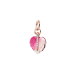 Pandora Roosa Murano Klaasist Leht Ripats Naiste Ehted 388258PMU Pink