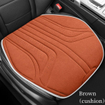 2024 Suede Sadulapadi Padi Libisemisvastane Esitooli Istmekate Hingav Padi Autokatte Kaitsja Istmekatted Autodele Autoistmepadi pruun