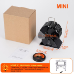 Mini 6 labaga kaminaventilaator Kuumusega toidetav pliidi ventilaator K&uuml;ttepuude p&otilde;letaja &Ouml;koloogiline ventilaator Vaikne kodune k&uuml;ttepuude k&uuml;ttekeha T&otilde;hus soojusjaotus black