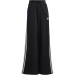 Adidas Essentials 3 Triipu Prantsuse Terry Laiad P&uuml;ksid Must Valge Naiste Vabaaja P&uuml;ksid HZ5747 L