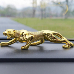 Kodu kaunistus Leopard Figuriin Vaik Loom Panther Kuju Auto/ Kontori Ruumi Kaunistus Kunst K&auml;sit&ouml;&ouml; Skulptuur Maskott Ehted Length 18cm