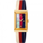 Gucci YA147405 G-Frame Mitmev&auml;rviline Naiste K&auml;ekell 21mm kuld