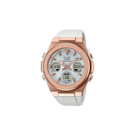 Casio BABY-G kolme silmaga LCD-ekraaniga osutitega kronograaf, kvartsmehhanism, vaikriba, Jaapani ja Korea kell, naistekell, kuldne sihver MSG-S600G-7A kuld