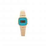 Casio YOUTH seeria - v&auml;ike metallist ruudukujuline, 100 meetrit veekindel, kvartsmehhanismiga, roostevabast terasest rihm, Jaapani ja Korea kell, sama LA670WGA-2DF sinine