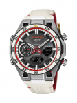 Edifice Watch Honda F1 Esimene V&otilde;it 60. Aastap&auml;eva Koost&ouml;&ouml;mudel Vastupidav Safiirklaas Valge Kell [Casio] - - Bluetooth, P&auml;ikeseenergia, - valge