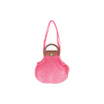 Longchamp Le Plage Filet 38 V&auml;rviline Kl&otilde;pskinnitusega V&otilde;rk-&Otilde;lakott Crossbody Toidukott Naiste kotid Roosa 10121HVHP73 Pink