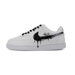 Nike Court Vision Ink Trace Flowing White Cushioning Abrasion Resistant Breathable Slip Resistant Low top DH2987-101(team1747-) 45 gray