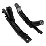 Esipamperi kinnitusklambrid Hoidik Vasak ja Parem Pool Volkswagen VW Jetta 5 2006-2011 GOLF MK5 1K0807889B 1K0807890B jaoks must