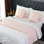 P&otilde;hjamaade &uuml;hev&auml;rvilised voodijooksud Lihtsad puuvillased voodipesu jooksjad Pulmatoa voodi lipukate Hotelli kaunistus voodi sabar&auml;tik 50x50cm pillowcase