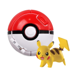 Pikachu koos Pokepalliga Kokkupandav M&auml;nguasi Kaasaskantav Pikachu Palus Interaktiivne L&otilde;bus Kingitus Lastele