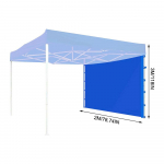 3/6/9M Veekindel Varikatus V&auml;litingimustesse Aeda Randa Telkimiseks Terrassile Basseini K&uuml;lgseina Varikatus Telk P&auml;ikesekaitse Tarp Kate (Blue,3x2m) sinine