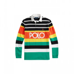 Polo Ralph Lauren triibulise logotr&uuml;kiga pikkade varrukatega polo s&auml;rk meestele pealiskatted mitmev&auml;rviline MNPOKNI16823390-800 XL