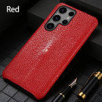 Ehtne raidnahast telefoni&uuml;mbris Samsung Galaxy S 26 S26 Ultra S24 S23 S25 Plus S22 S21 A57 A56 A55 5G jaoks Luksuslik tagakaas For Galaxy S24 punane