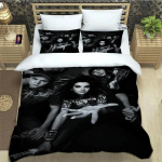 Tokio Hotel B&auml;nd Mugav Tekikate Padjap&uuml;&uuml;r Voodipesukomplekt Laste Magamistoa Kaunistus Kodutekstiil 70x133cm 3pcs