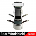 Volkswageni Vw Golf 6 Mk6 5K Vento Variant Jetta Tarvikutele 2009-2013 UV-vastased Autoakna Varjutuskiled P&auml;ikesekaitsekatted Style A