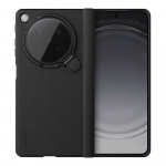 NILLKIN Super Frosted Shield Prop &Uuml;hilduv Oppo Find N6 5G jaoks Magnetiline &Uuml;mbris L&auml;bipaistev Klaasikate Jalatugi PC Telefonikate must