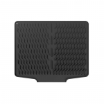 Silikoonist n&otilde;udekuivatusmatt &auml;ravoolu&auml;&auml;rega 15,6'' X 12,9'' Silikoonist n&otilde;udekuivatusmatt k&ouml;&ouml;gilaua, valamu kuivatusmati jaoks (Black,M)