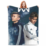Marcus And Martinus Kaksikpoiste Voodipesu Tekid MM Laulja Flanellist Voodikate Diivanvoodi jaoks Mugav Diivanvoodi Kate 150cmx200cm