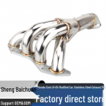 Honda Civic 01-05 Roostevabast terasest suure vooluhuvaga v&auml;ljalaskekollektori uuendus Modified Exhaust Pipe