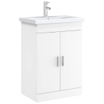 Vannitoa tualettlaud Valge 56 x 37,5 x 81 cm Puitlaastplaat