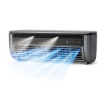 Reguleeritava kiirusega personaalne ventilaator, kaasaskantav mini-split kliimaseadme ventilaator, kiirused, energias&auml;&auml;stlik, pihustiga, puurimiseta seinakinnitus, jahutus, vaikne, laua jaoks, koduks hall