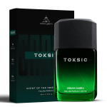 UrbanGabru TOKSIC Parf&uuml;&uuml;m meestele | Magus lilleline, Oud, Merevaik, Roos, Safrani | Kehasprei meestele | Pikaajalise toimega parf&uuml;&uuml;m meestele | Luksuslikud l&otilde;hnad 40ML black
