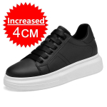 Meeste Kvaliteetsed Nahast K&otilde;rgust Suurendavad Jalan&otilde;ud 6cm/8cm/10cm Valikulised N&auml;htamatud K&otilde;rgust Suurendavad Moodsad Valged Spordijalatsid 38 black