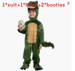 Dinosaurus Halloween Onesie Lastele Pol&uuml;esterkangast Ja L&otilde;busa Multikakujundusega Kost&uuml;&uuml;mipidudeks XXL roheline