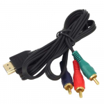 3 jalga HDMI isane kuni 3 RCA isane audio-video konverteri komponent-AV-adapteri kaabel