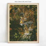 Teemantmaaling Saabuvad Loomad Pilt kividest Ristpistes Komplektid Leopard Kodukaunistus 20X30