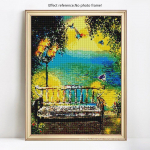 Teemantmaaling Scenery Kodukaunistus Teemanttikandid Maaalilised pildid kividest 20X30