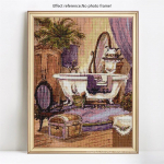 Ristpistes vaigust teemanttikandid maastik 5D DIY t&auml;is&uuml;mmargune teemantmaal 20X30CM