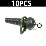 Bimoo 10 tk. Roheline Kulles Multi Bead koos P&ouml;&ouml;rlemis- ja P&ouml;&ouml;rlemissilmusega Karpkalap&uuml;&uuml;gi Juukseseadme terminali tarvikud