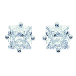 Les Tr&eacute;sors De Lily [D7290] - h&otilde;bedased k&otilde;rvar&otilde;ngad  Diva Essentiel  h&otilde;bevalged (roodiumiga kaetud) - 10 mm valge