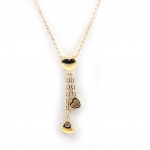 Altesse [F7168] - Collier Plaqu&eacute; Or 'Love' kuld