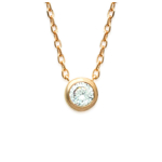 Les Tr&eacute;sors De Lily [L0784] - kullatud kaelakee  Unikaalne  valge kuld - 6 mm kuld