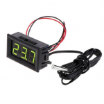 Praktiline kolme v&auml;rvi t&uuml;&uuml;pi digitaalse toruekraaniga 12 V sisseehitatud digitaalne termomeeter