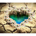 Teemantmaaling Ristpistes maastik Mosaiik-teemanttikandid lilled kleebised t&auml;isringi 20X30CM