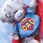 Teemantmaaling Cartoon Bear 5D Tikand Ristpistes Kit Pilt Rhinestonest 30x30CM punane
