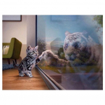 T&auml;ielik 5D teemantmaaling Loom kass tiiger Teemanttikandid Ristpistekomplektid Kodusisustus K&auml;sitsi valmistatud kingitus Round 20x30cm