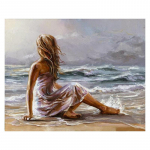 mere&auml;&auml;rne kingitus Joonis isetegemine numbrite j&auml;rgi digitaalmaaling Moodne seinakunst L&otilde;uendimaal Unikaalne kingitus Kodukaunistus 40x50cm 40x50cm no frame