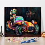 DIY maalimine numbrite j&auml;rgi Digitaalne &otilde;limaal Hobid Kujutav kunst Numbrimaal Kodukaunistus &Otilde;limaal Numbrid &Otilde;limaal 40x50cm no frame