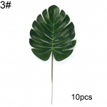 10 tk kunstliku taime v&otilde;ltsitud Monstera lehti elutoa seinale