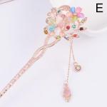 1 tk Rhinestones peakate Juuksen&otilde;elad Juuksepulgad Kristalllilled Peakatted Elegantne juukseklamber naistele