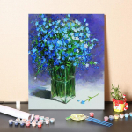 Maalimine numbrite j&auml;rgi Dekompressioon isetegemine digitaalne &otilde;limaal Kodukaunistus K&auml;sitsi maalitud l&otilde;uendimaal 40x50cm no frame